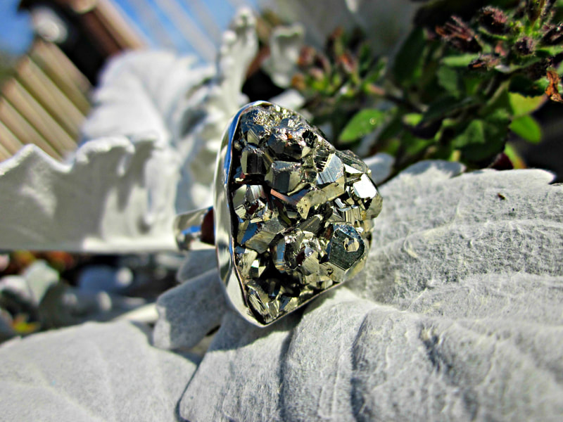 Spectacular Pyrite Ring