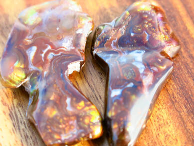 Mexican Fire Agate Specimens